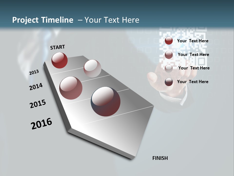 Background Person Gadget PowerPoint Template