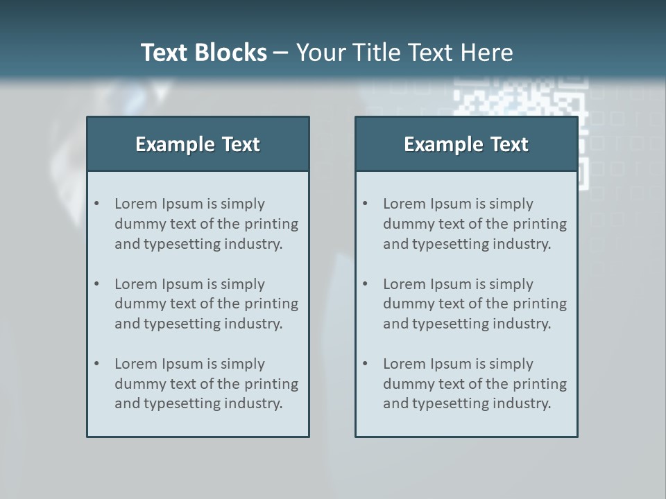 Background Person Gadget PowerPoint Template