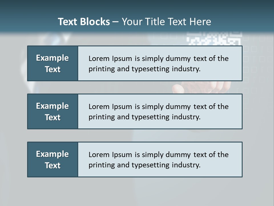 Background Person Gadget PowerPoint Template