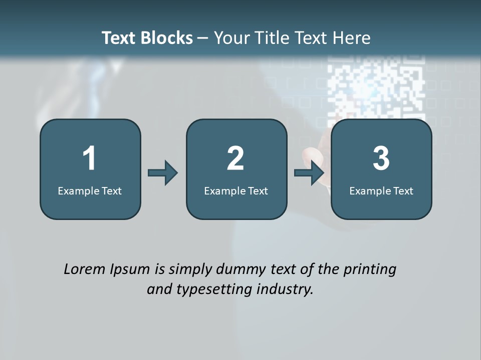 Background Person Gadget PowerPoint Template