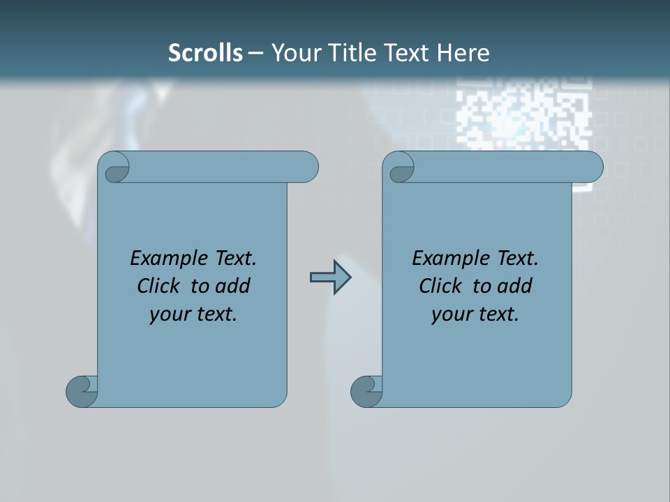 Background Person Gadget PowerPoint Template