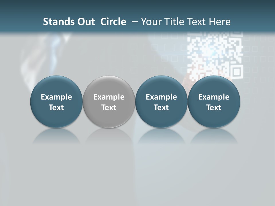 Background Person Gadget PowerPoint Template