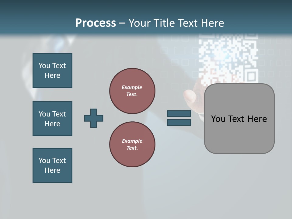 Background Person Gadget PowerPoint Template