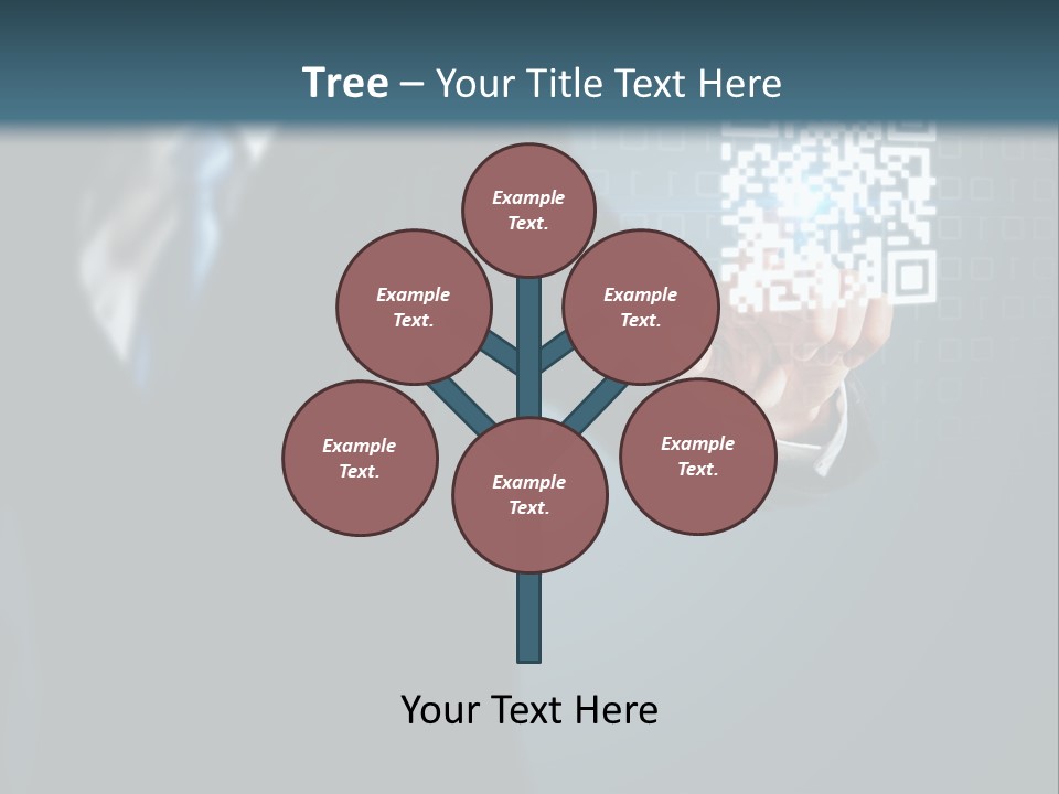 Background Person Gadget PowerPoint Template