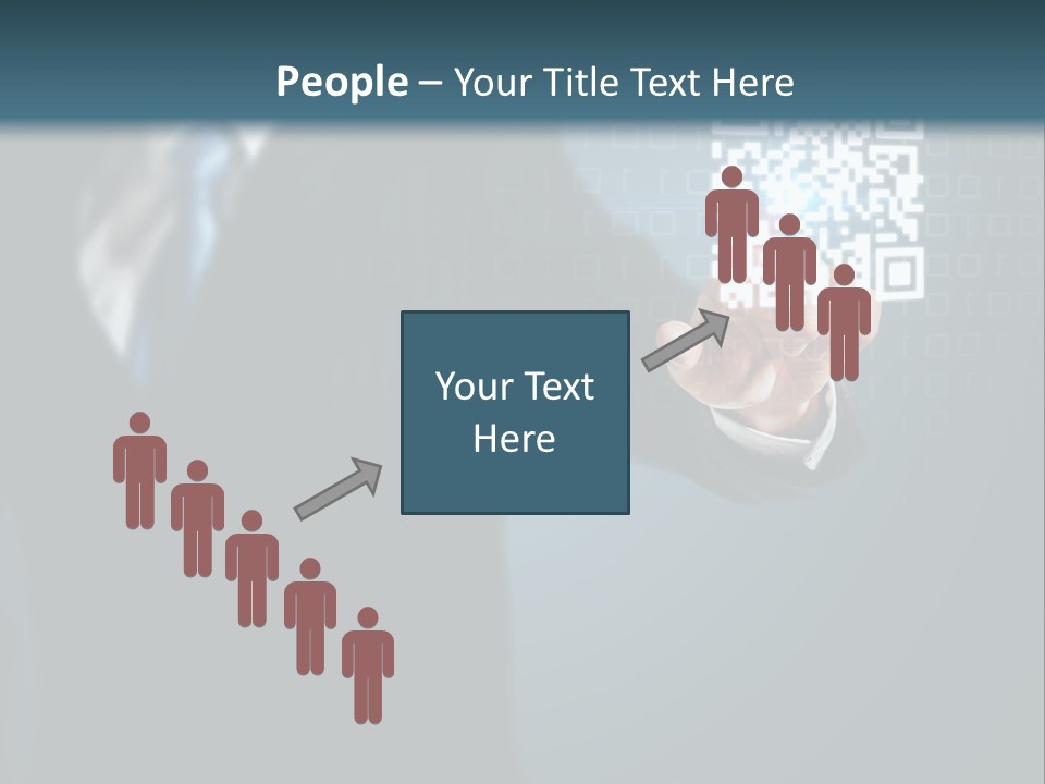 Background Person Gadget PowerPoint Template