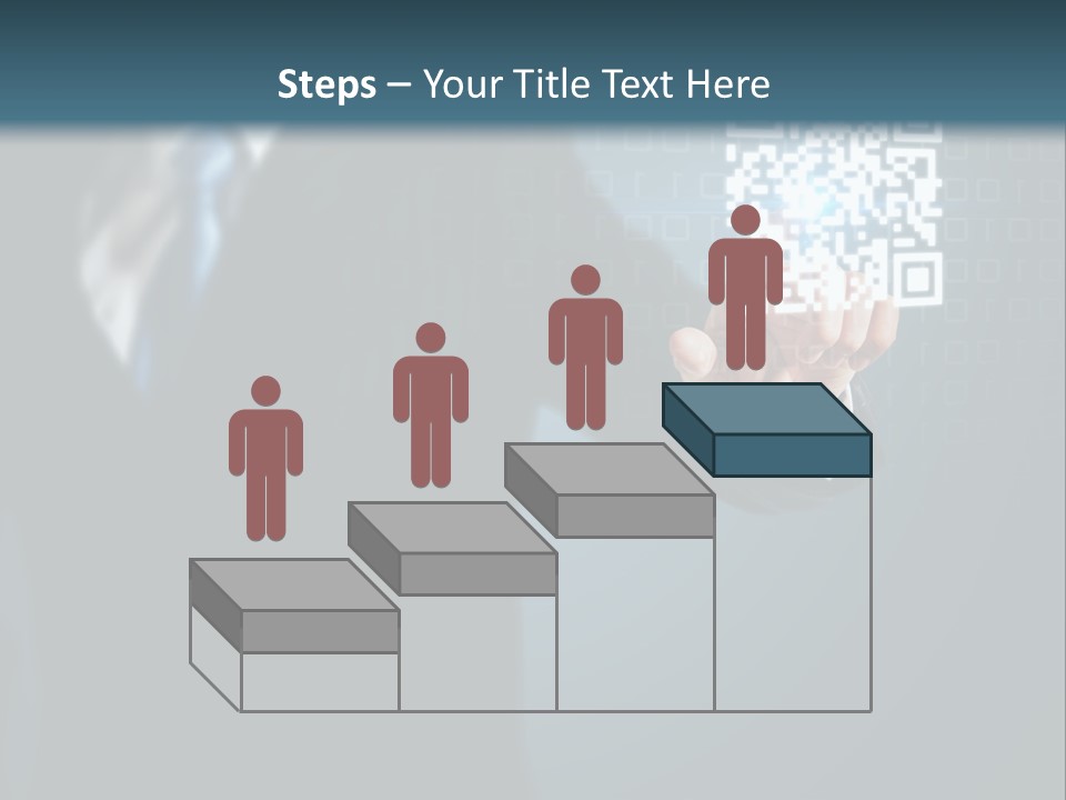 Background Person Gadget PowerPoint Template