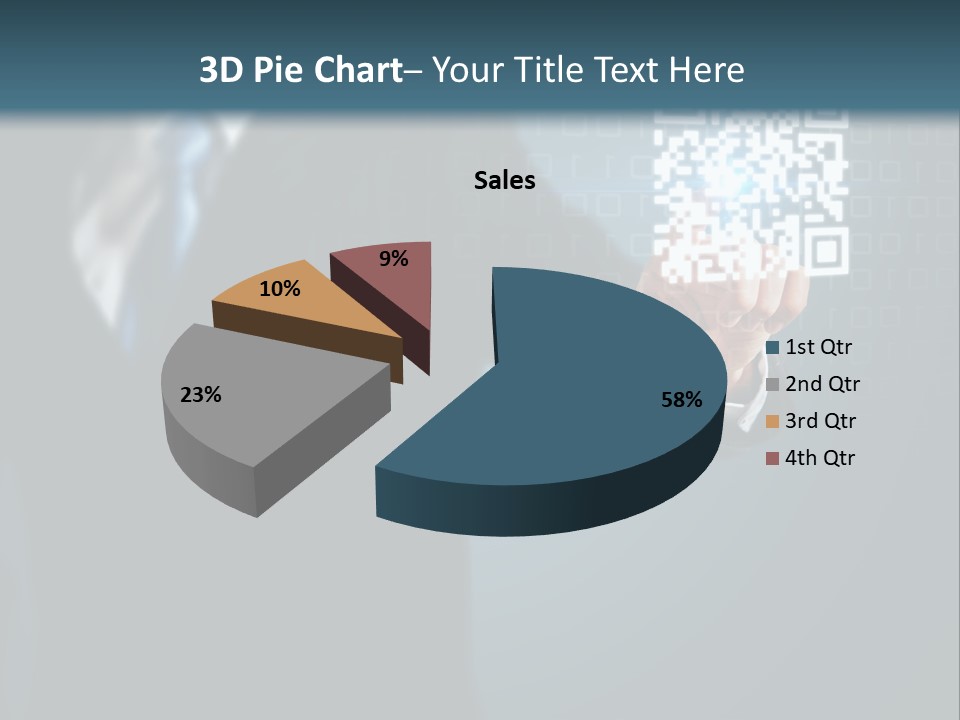 Background Person Gadget PowerPoint Template