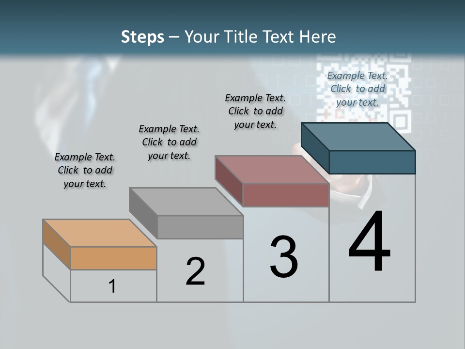 Background Person Gadget PowerPoint Template