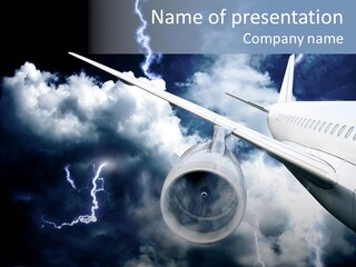 Lightning Sunshine Storm PowerPoint Template