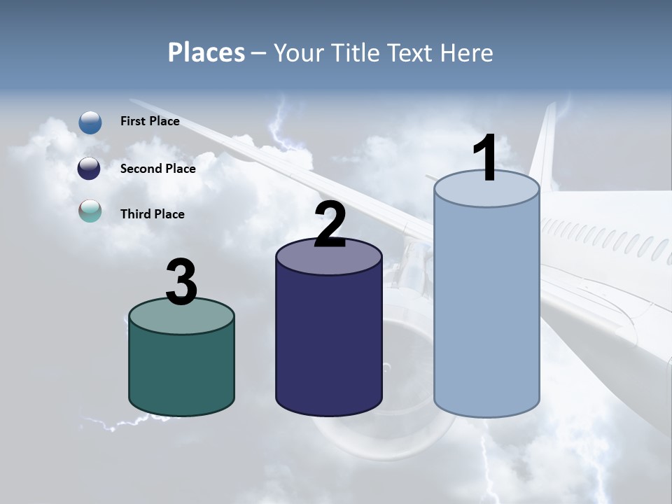 Lightning Sunshine Storm PowerPoint Template