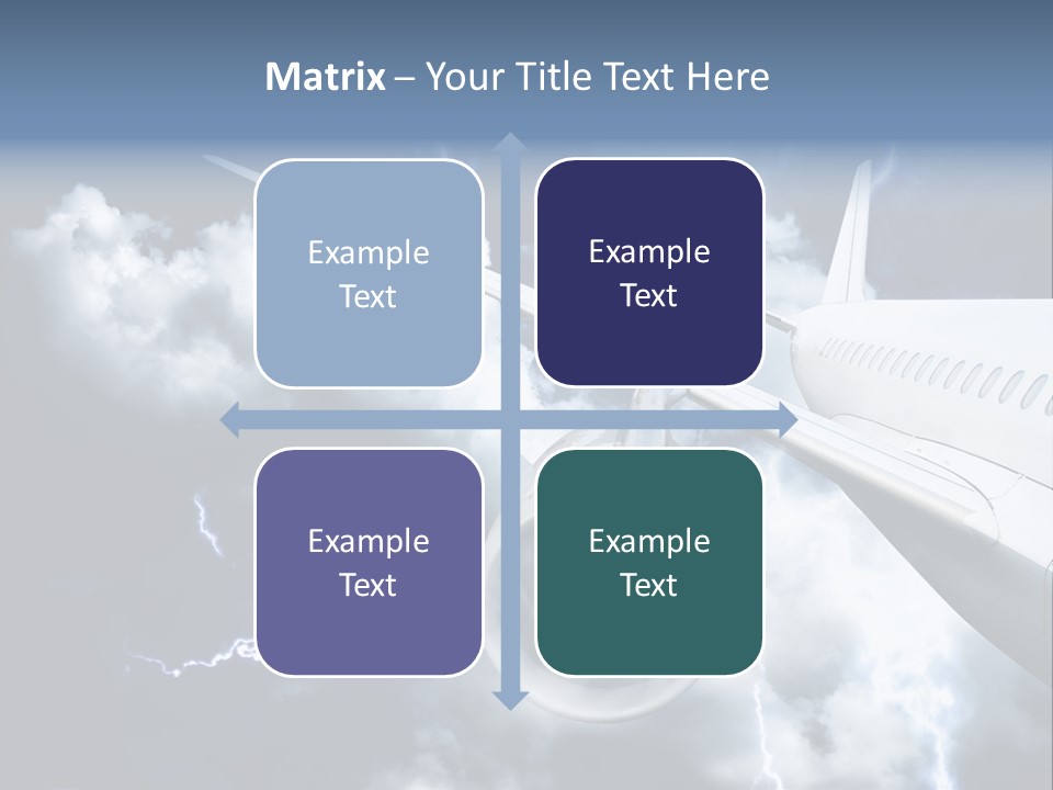 Lightning Sunshine Storm PowerPoint Template