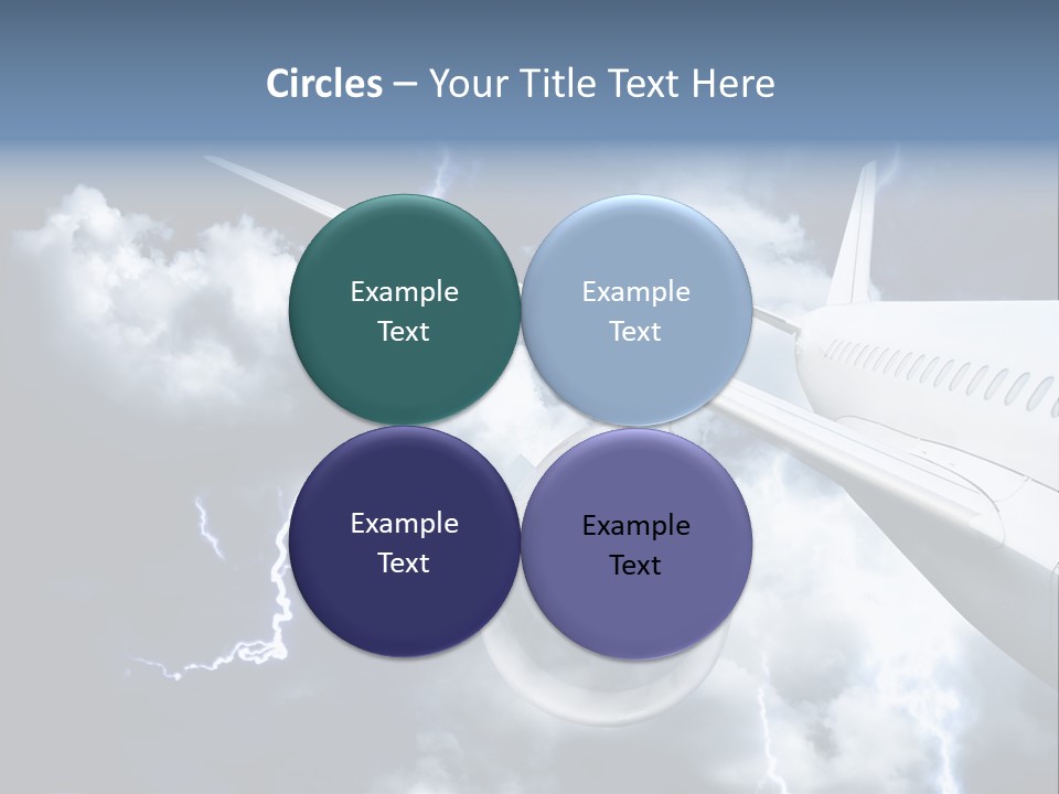 Lightning Sunshine Storm PowerPoint Template