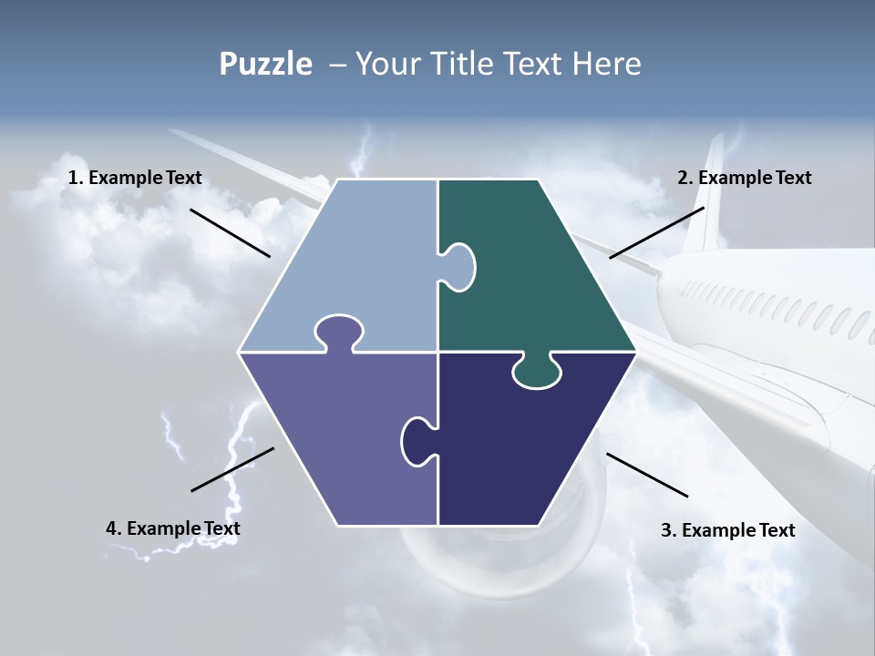 Lightning Sunshine Storm PowerPoint Template