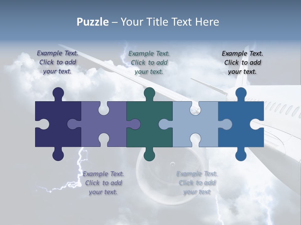 Lightning Sunshine Storm PowerPoint Template