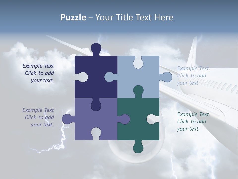 Lightning Sunshine Storm PowerPoint Template