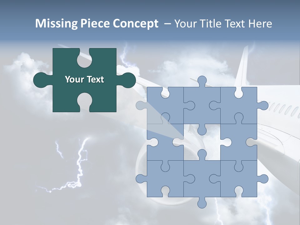 Lightning Sunshine Storm PowerPoint Template