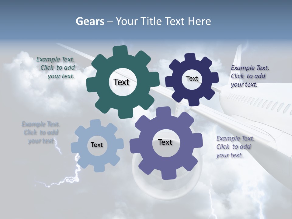 Lightning Sunshine Storm PowerPoint Template