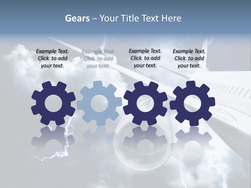 Lightning Sunshine Storm PowerPoint Template