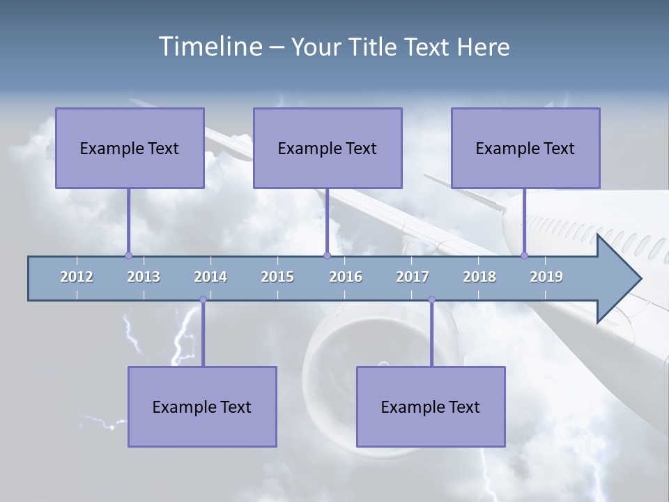 Lightning Sunshine Storm PowerPoint Template