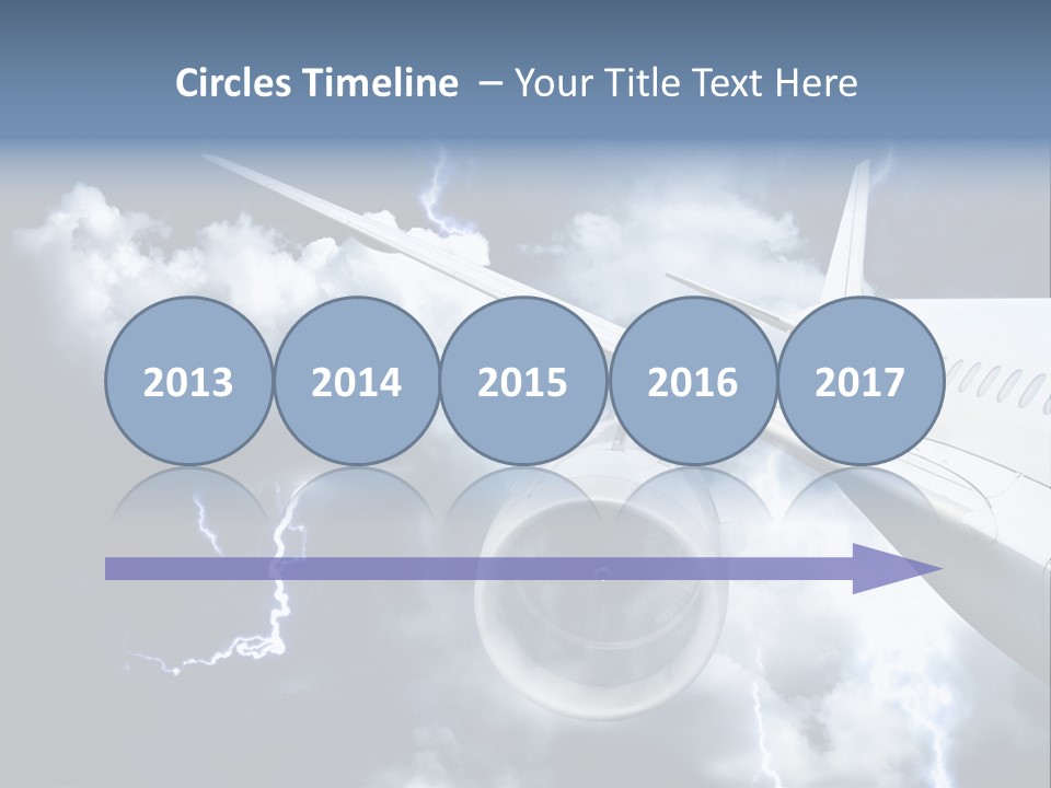Lightning Sunshine Storm PowerPoint Template
