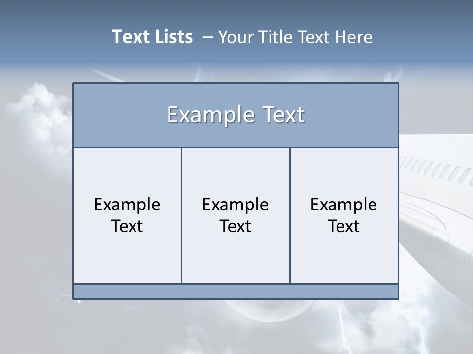 Lightning Sunshine Storm PowerPoint Template