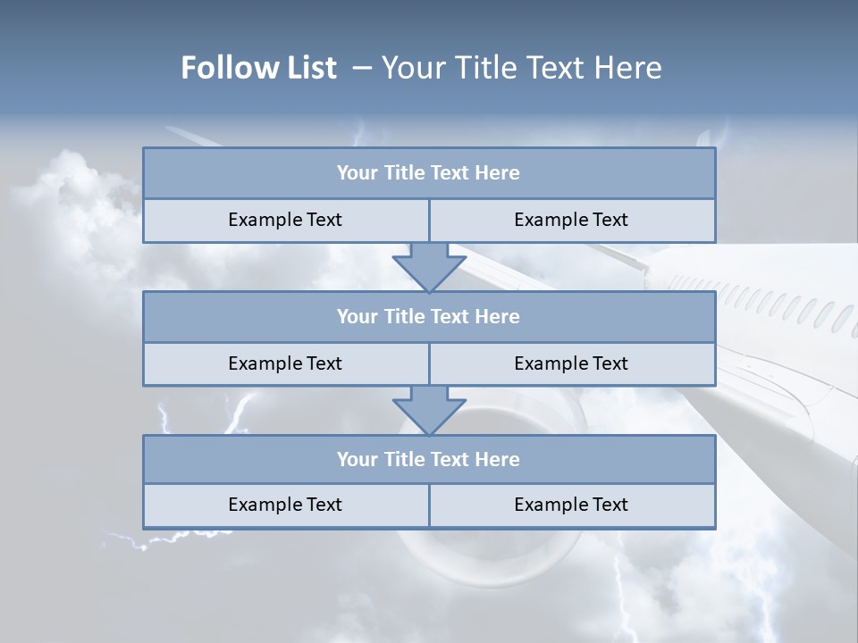 Lightning Sunshine Storm PowerPoint Template