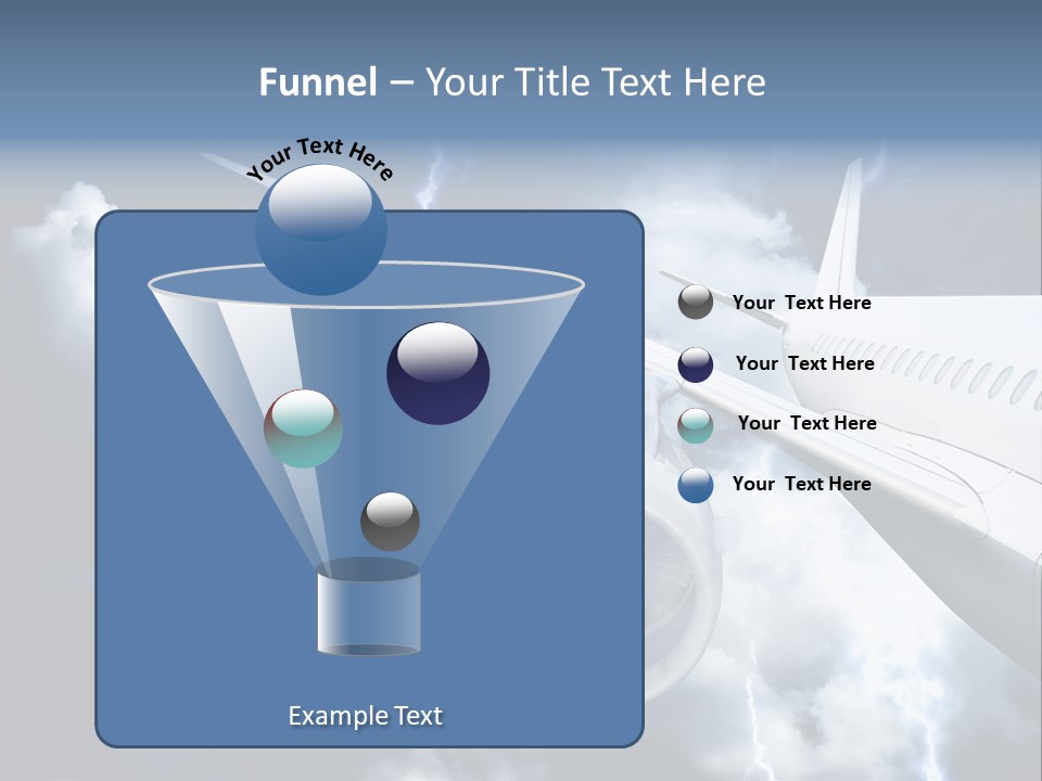Lightning Sunshine Storm PowerPoint Template
