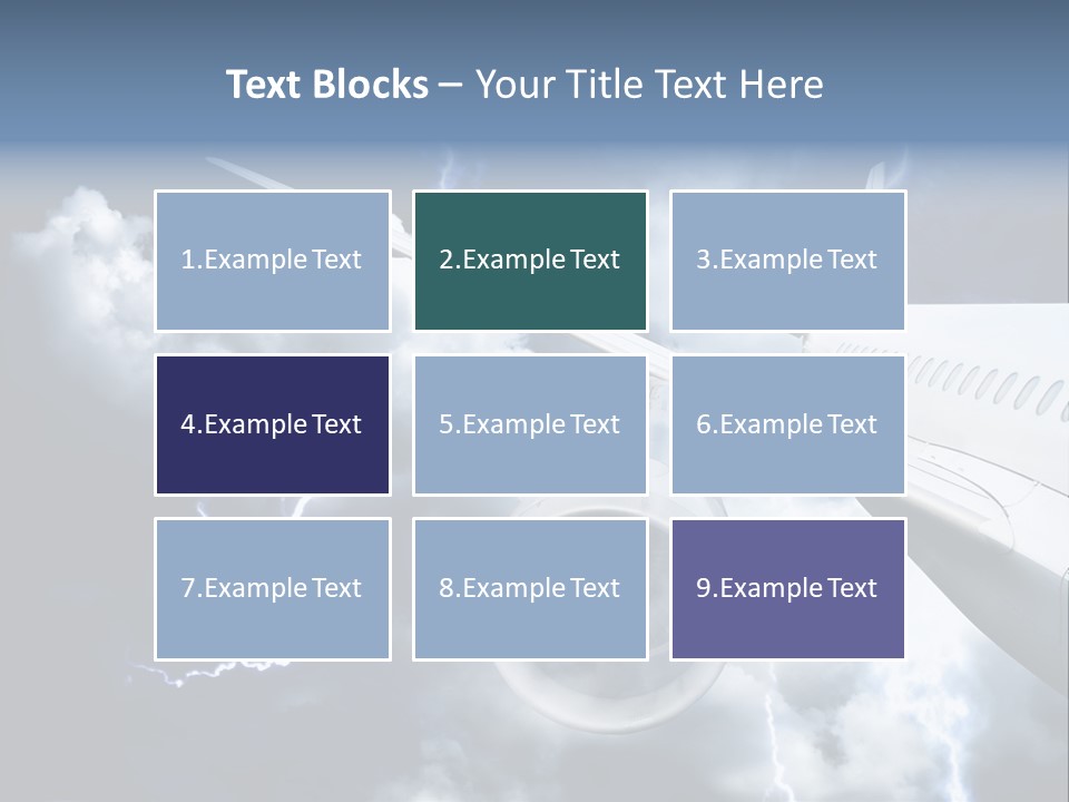 Lightning Sunshine Storm PowerPoint Template