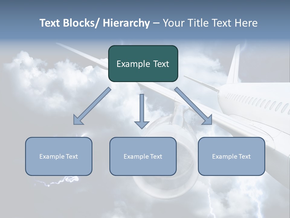 Lightning Sunshine Storm PowerPoint Template