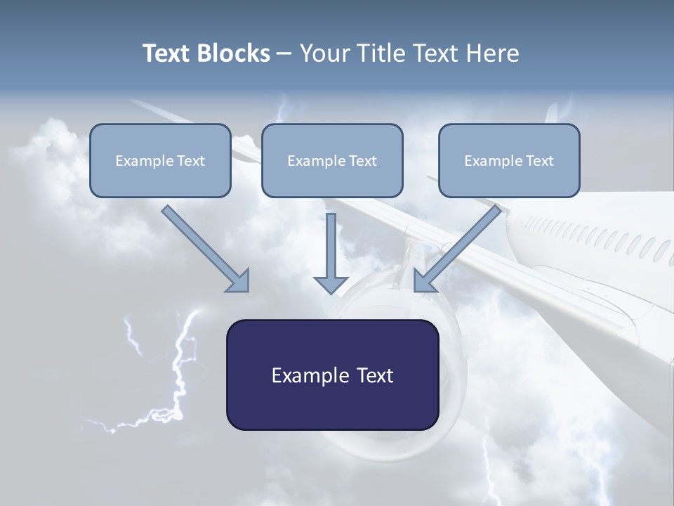 Lightning Sunshine Storm PowerPoint Template
