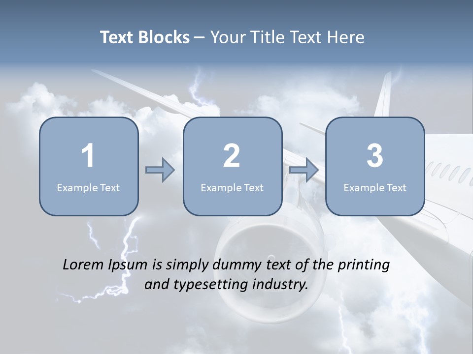 Lightning Sunshine Storm PowerPoint Template