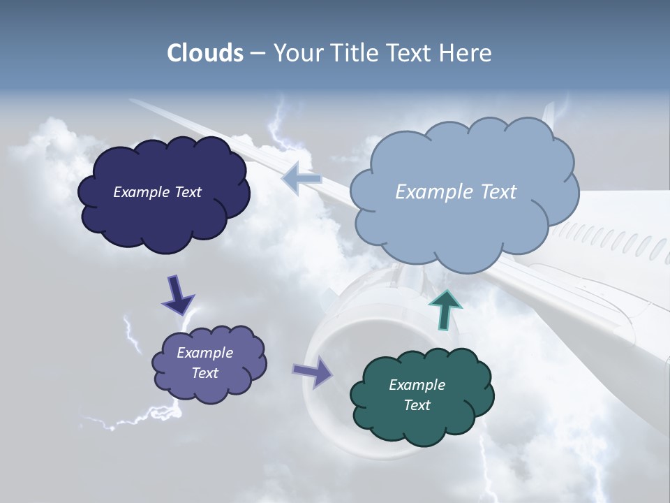 Lightning Sunshine Storm PowerPoint Template