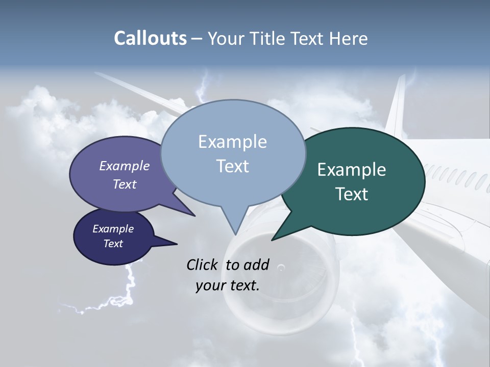 Lightning Sunshine Storm PowerPoint Template