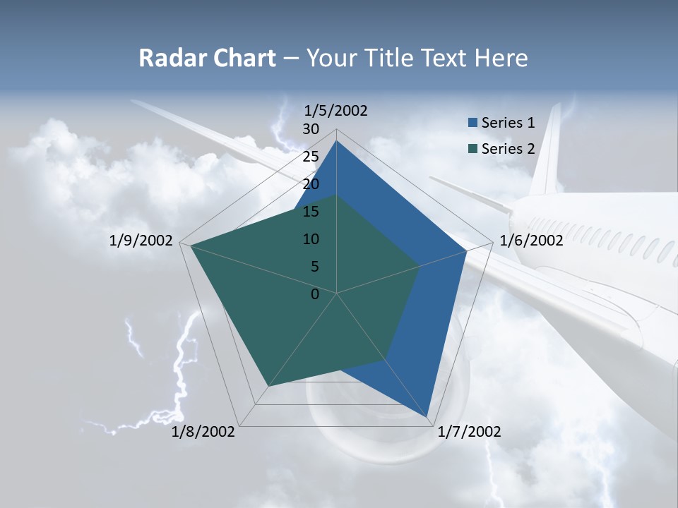 Lightning Sunshine Storm PowerPoint Template