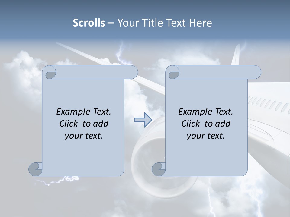 Lightning Sunshine Storm PowerPoint Template
