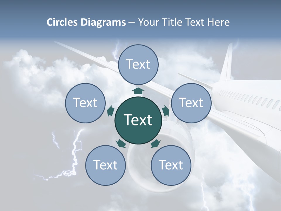 Lightning Sunshine Storm PowerPoint Template