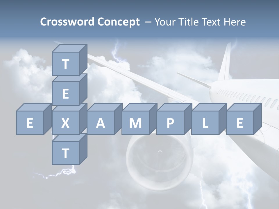 Lightning Sunshine Storm PowerPoint Template