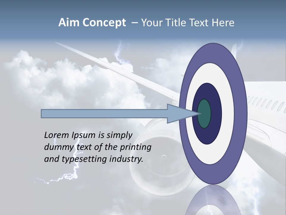 Lightning Sunshine Storm PowerPoint Template
