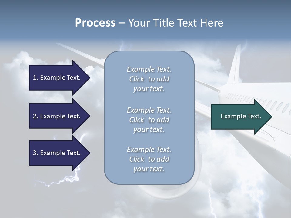 Lightning Sunshine Storm PowerPoint Template