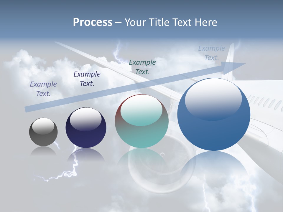 Lightning Sunshine Storm PowerPoint Template
