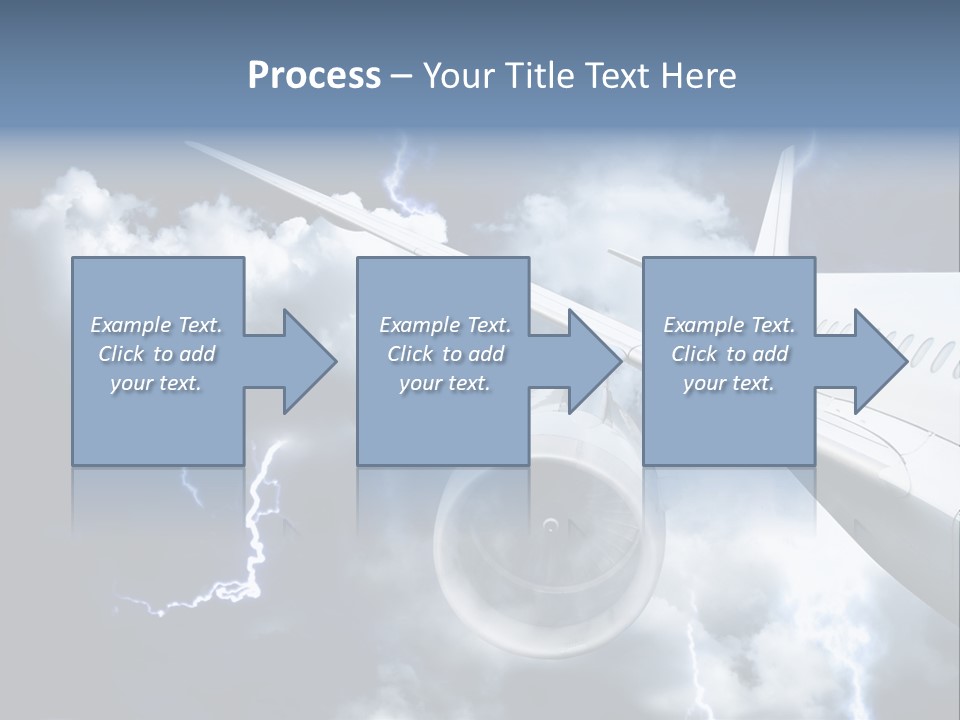 Lightning Sunshine Storm PowerPoint Template