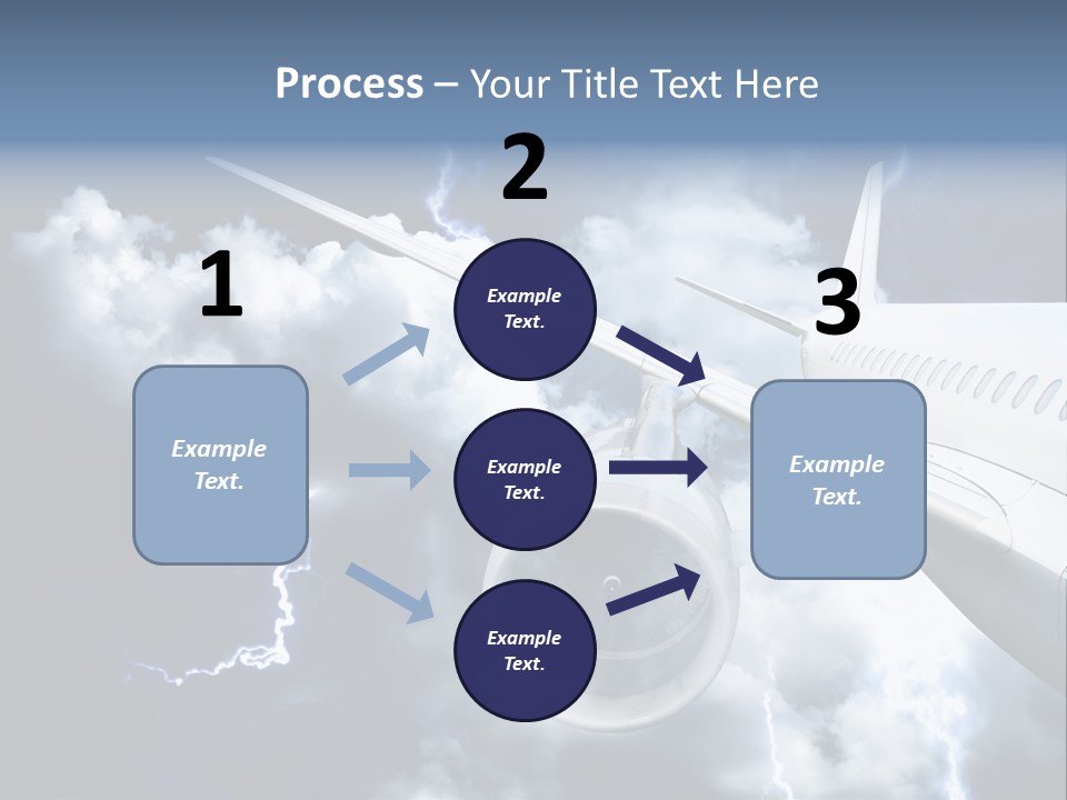 Lightning Sunshine Storm PowerPoint Template