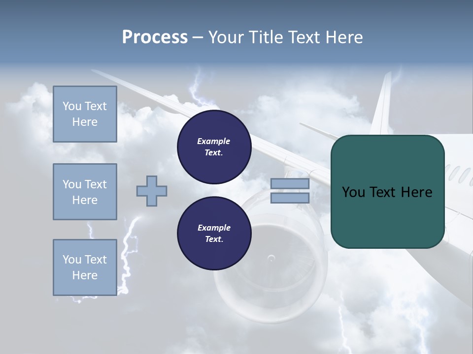 Lightning Sunshine Storm PowerPoint Template