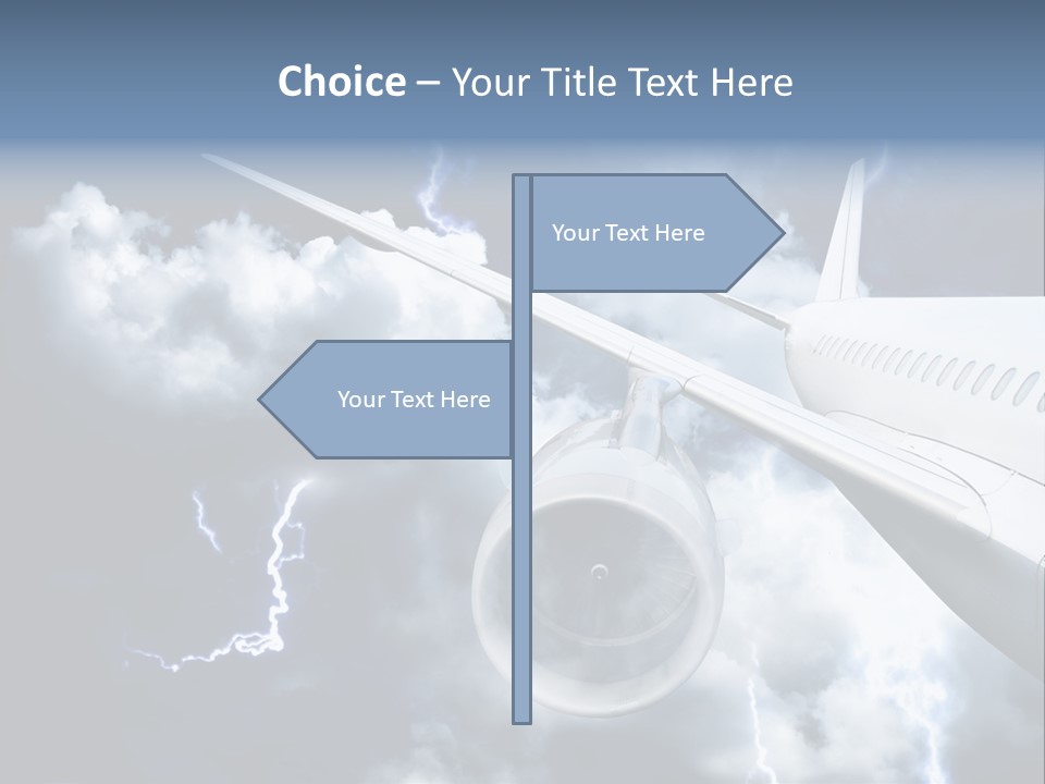 Lightning Sunshine Storm PowerPoint Template