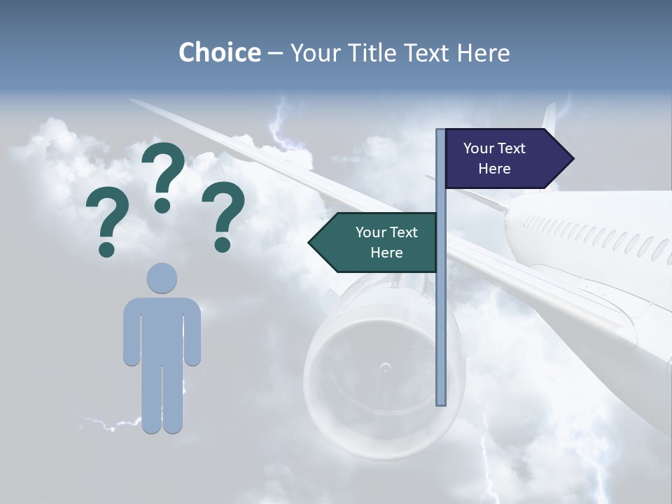 Lightning Sunshine Storm PowerPoint Template