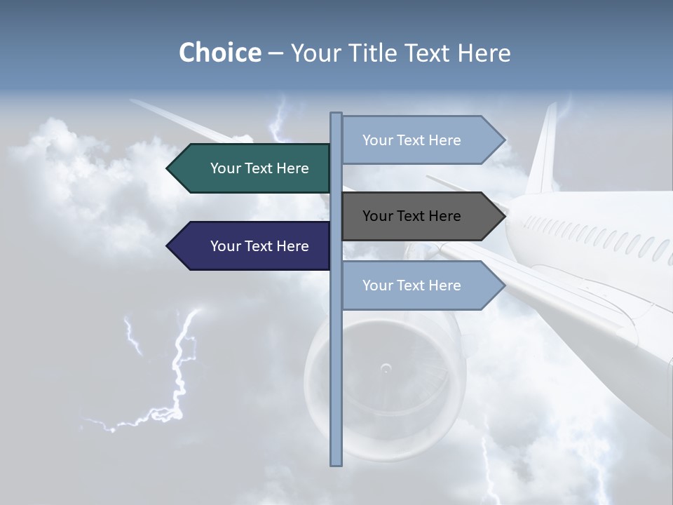 Lightning Sunshine Storm PowerPoint Template