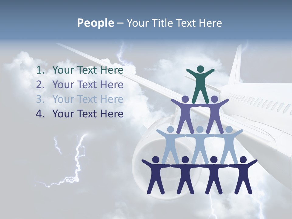 Lightning Sunshine Storm PowerPoint Template