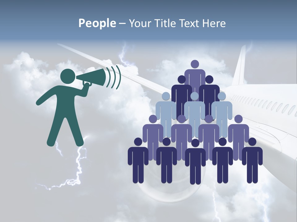 Lightning Sunshine Storm PowerPoint Template