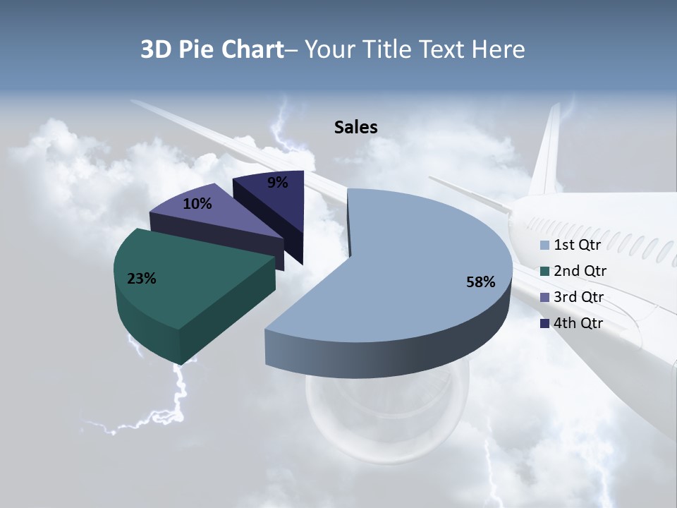 Lightning Sunshine Storm PowerPoint Template