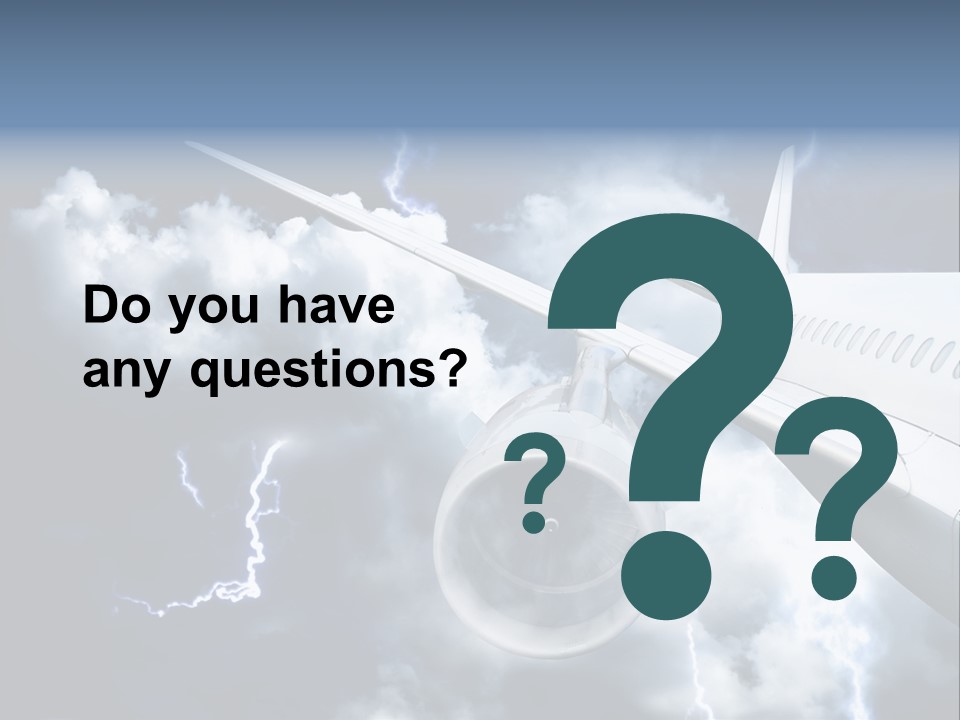 Lightning Sunshine Storm PowerPoint Template